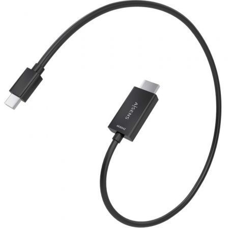 Aisens Cable Conversor Mini DisplayPort a HDMI 4K@60Hz, 0.6m, Negro